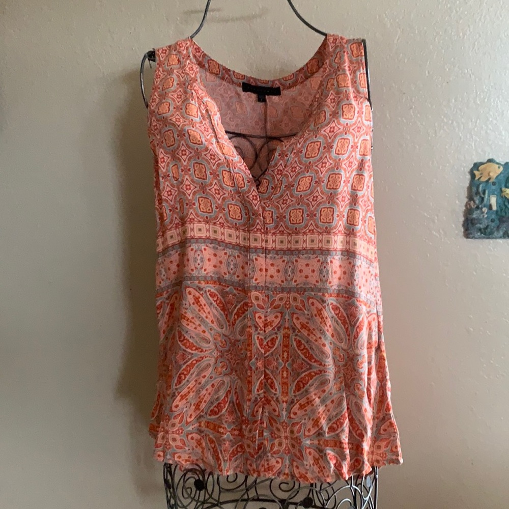Sanctuary Size 6 button up Tank Top